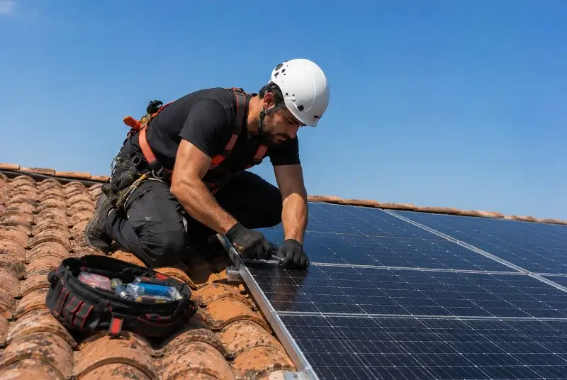 Maintenance et monitoring de panneaux solaires à Eschbach