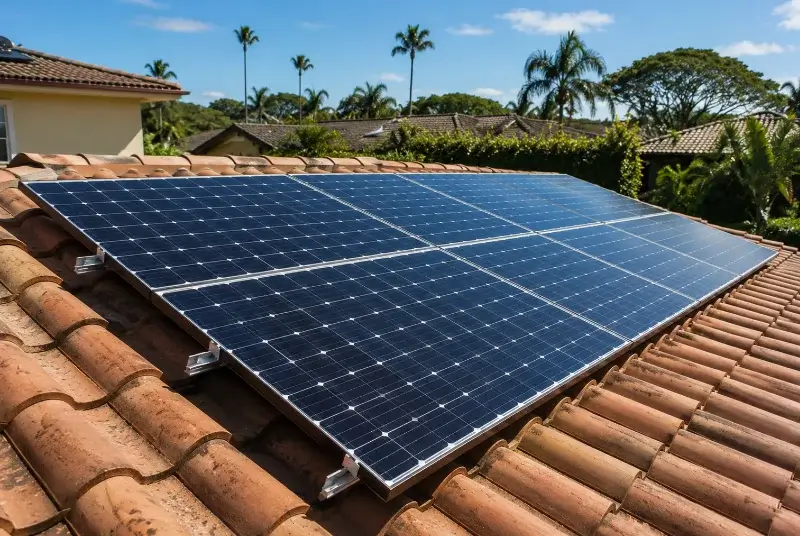 Installation de panneaux solaires à Eschbach